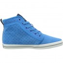 Le Coq Sportif Voya Mid Bleu - Chaussures Basket Montante Femme Remise Lyon